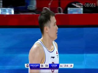 CBA季后赛12进8 深圳马可波罗VS北京控股 20240415