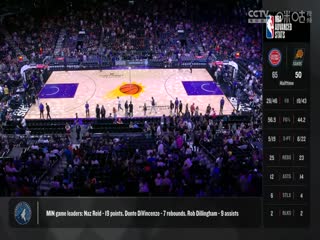 NBA季前赛 活塞VS太阳 20241012