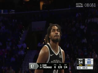 NBA季前赛 篮网VS76人 20241017