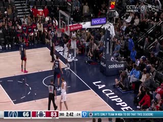 NBA常规赛 奇才VS快船 20250124