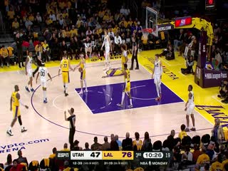 NBA常规赛 爵士VS湖人 20250211