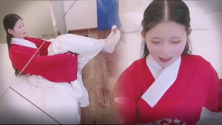私拍流出！司语女神汉服巨乳小姐姐被爆操内射